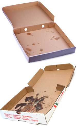 Can you recycle cardboard with grease?