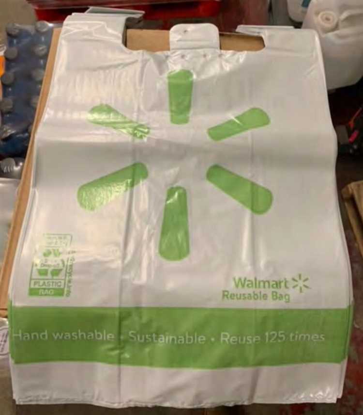 How many plastic bags does Walmart have?