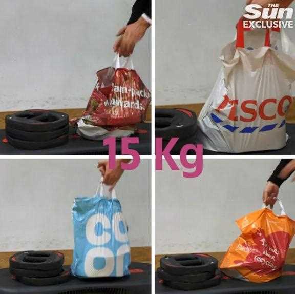 How much weight can a shopping bag hold?