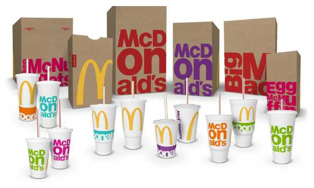 McDonald's efforts towards recycling its paper packaging