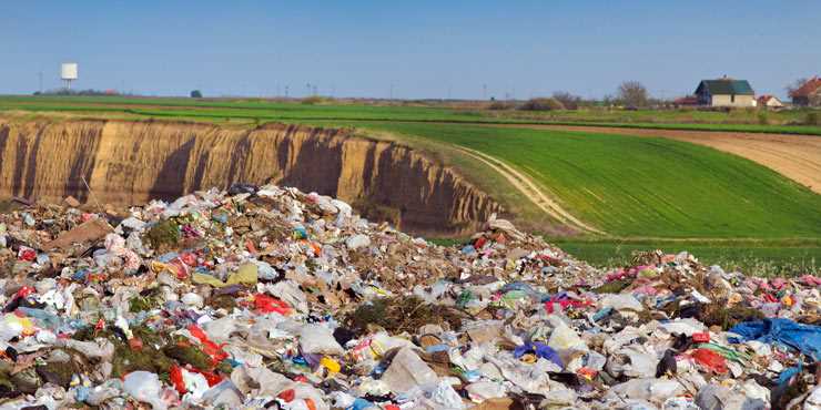 Where does America dump its waste?