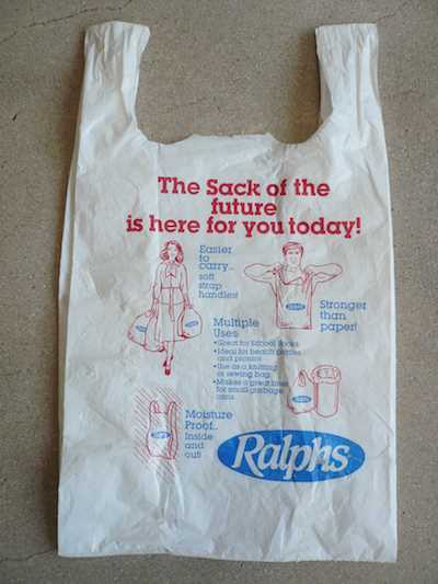 Which country first used plastic bags?