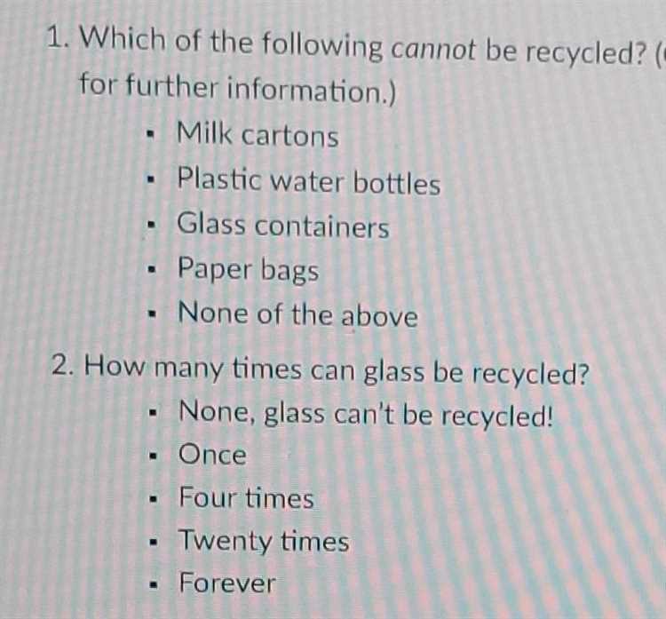 Which of the following Cannot be recycled?